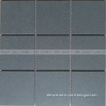 2017 China supplier 97x97x8mm Pure Black color cheap metal Anti-slip floor tiles standard size ceramic mosaic in Foshan MT3006M